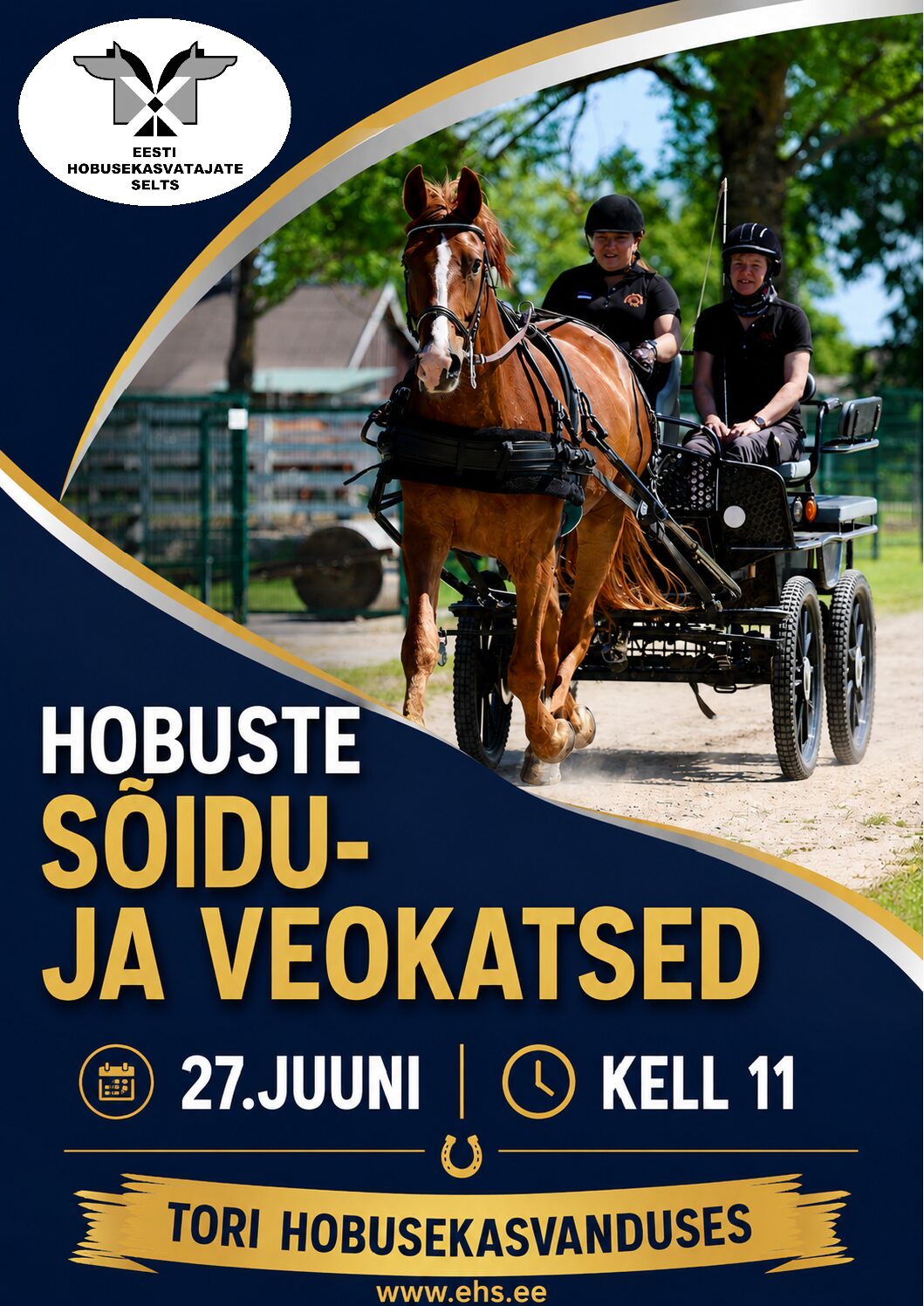 Hobuste sõidu- ja veokatsed 27.juuni 2026